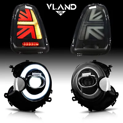 VLAND LED Headlights &Taillights For 2007-2013 BMW Mini Cooper S R56 R57 R58 R59 • $473.99
