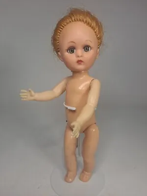 $20 • Buy Vintage 7-1/2  Hard Plastic Walker Doll, Ginny Type Virga Pam Vicky Moulded Shoe