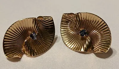 Vintage 14k Yellow Gold Earrings • $1323.78