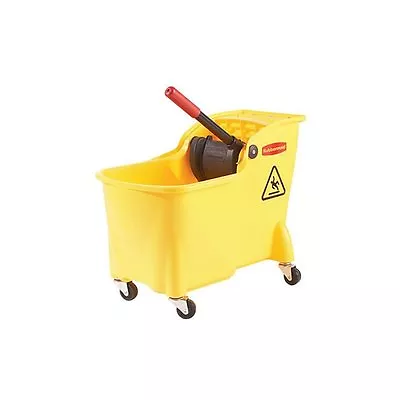 Rubbermaid Professional Plus Mop Bucket And Wringer Combo (FG728100YEL) • $82.50