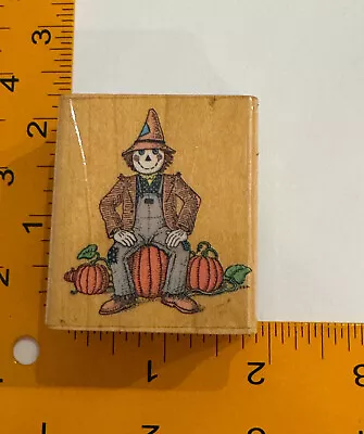 Scarecrow - E384 Rubber Stamp By Hero Arts - Vintage! • $4.46