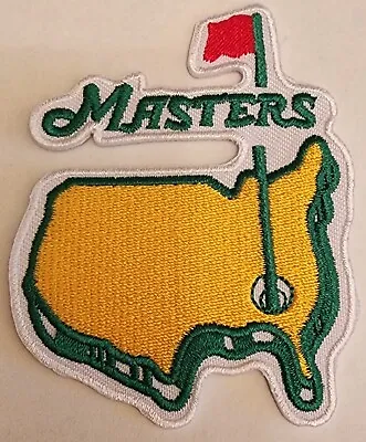 Masters PGA Golf Embroidered Iron On Patches  2 1/2 X 3 1/2   • $4.25