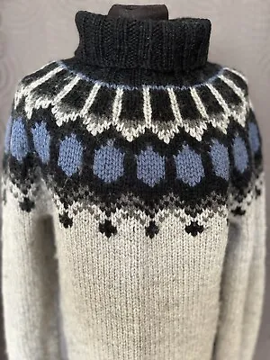 Lopapeysa Handmade Icelandic Wool Sweater  Unisex • £67.55