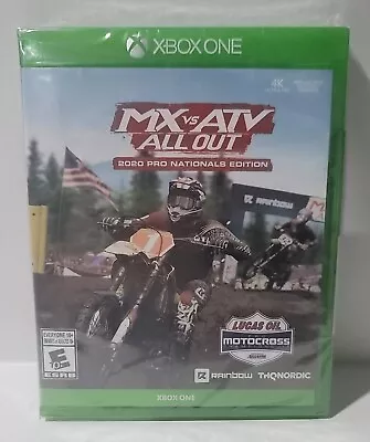 MX Vs ATV All Out 2020 Pro Nationals Edition Xbox One BRAND NEW Sealed • $14.99