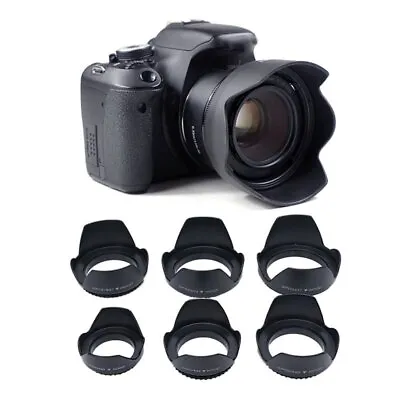 $11.68 • Buy Pro Flower Petal Shape Digital Camera Lens Hood For Nikon Canon Sony Lens Camera