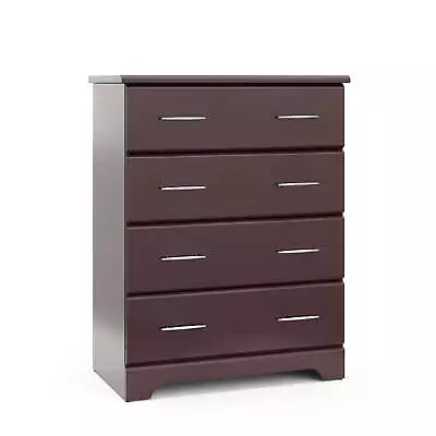 Modern 4 Drawer Dresser Storage Cabinet Bedroom Chests Tower Bins Bedside Stand • $151.96