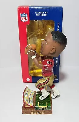 $59.95 • Buy Terrell Owens San Francisco 49ers Legends Of The Field Bobblehead - 5000 Made