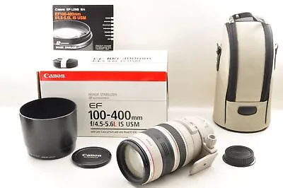 Canon EF 100-400mm F/4.5-5.6 L IS USM Zoom Lens BoxCaseHood Near Mint +5 #2387 • £612.19