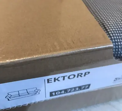 Ikea Ektorp Remmarn Light Grey 3 Seat Sofa Cover 104.723.77 NEW/SEALED • £119