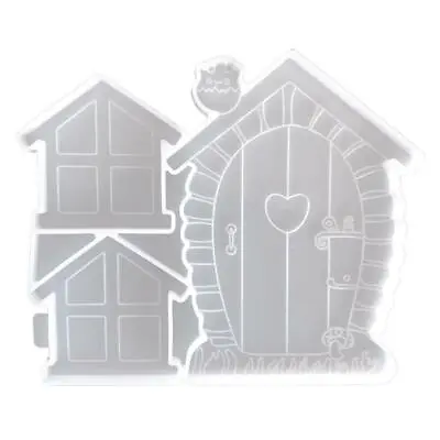 3D Fairy Door Silicone Mold Gnome Home DIY Epoxy Resin Mould Patio Lawn Decors • £5.96