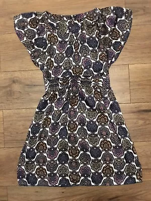 £8 • Buy M&S Limited Collection Satin Feel Flower Print Top Short Dress Size 10