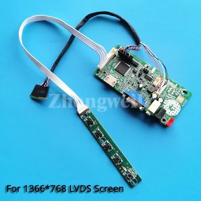 Kit For B116XW01 B116XW02 B116XW03 VGA HDMI LVDS Controller Board 1366*768 40Pin • $19.61
