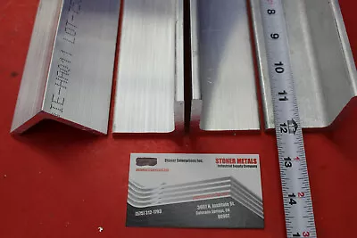 5 Pieces 2 X 2 X 1/4  ALUMINUM 6061 ANGLE BAR 12  Long T6 Extruded L Mill Stock • $50.97