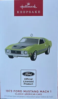 2023 Hallmark Keepsake 1973 Ford Mustang Mach 1  #33 Classic Cars Ornament • $20.99