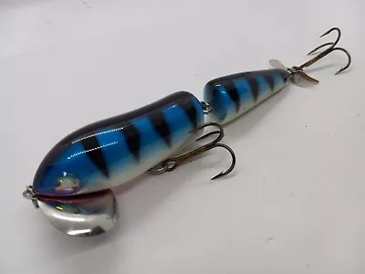 6  Big Fork Lures Papa Chubby Blue Perch Jitterbug Wakebait Topwater Musky Lure • $29.99