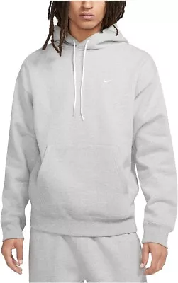 Nike Sportswear Solo Swoosh Men's Fleece Pullover Hoodie DX1355-063 Size Medium • $65