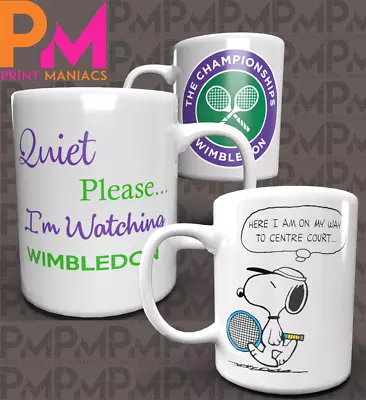 THE CHAMPIONSHIPS WIMBLEDON TENNIS 2018 - TEA/COFFEE 11oz MUG Cup Variety Design • £9.72