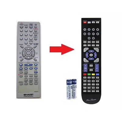 Replacement Dedicated Remote Control For Sharp DVD/VCR Recorder DV-RW250 RW260 • £14.79