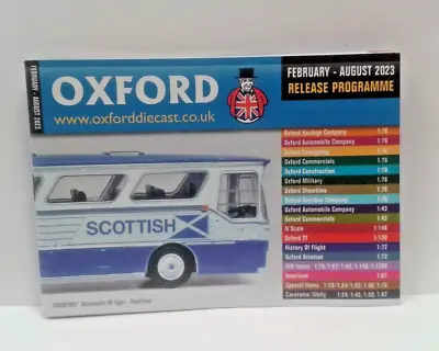 £1.50 • Buy Oxford Diecast Catalogues February - August 2023