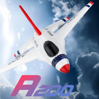 WLtoys A200 Fixed Wing 6Axis Gyro RC Aircraft 2CH 2.4G Glider Plane F16B Fighter • $56.49