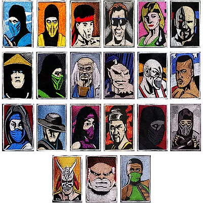 Mortal Kombat Fighters Patches Embroidered MK Arcade Fight Videogame • $9.99