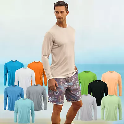 Sun Protection Long Sleeve Microfiber Sun Shirt UV SPF 50+ Fishing / Swim Shirt  • $18.75