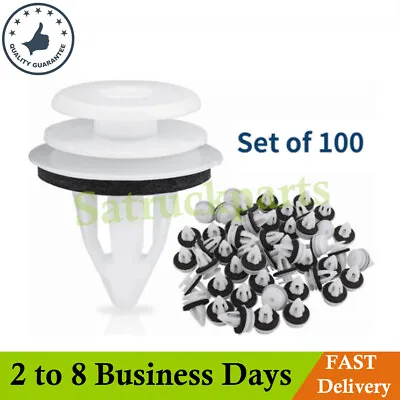 100/Set Of Clips For BMW DOOR TRIM PANEL E46 E36 E34 E38 E39 M3 & Free Seal Ring • $4.59