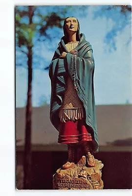 Catholic Shrine Kateri Lily Mohawks Indian River MI Chrome Postcard Vtg Unposted • $4.88