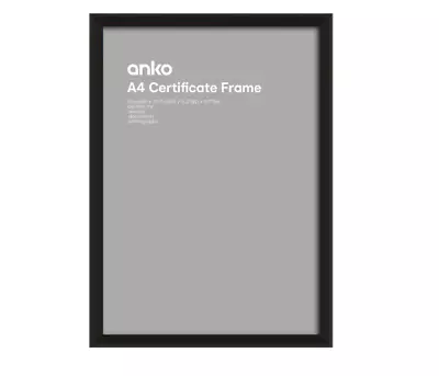 Norway Certificate Frame - A4 Black • $3.32