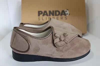 LADIES SHOES/FOOTWEAR - Panda Slipper Adjustable  Elnora Taupe • $69.95