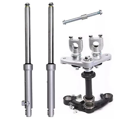 Front Fork Shock Triple Tree Clamp Axle For Honda CRF50 XR50 50cc 70 90cc 110cc • $138.19