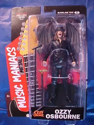 McFarlane Music Manics Metal Ozzy Osbourne Limited 1/7500 BLACK SABBATH FIGURE • $9.98