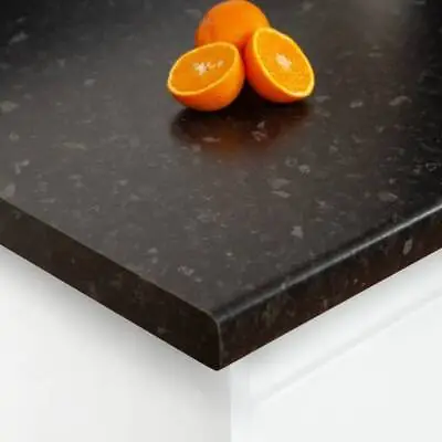 Black Granite Laminate Worktop Nimbus Semi Gloss 38mm Thick - 3m 4m Lengths • £16.94