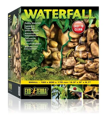 Small Reptile Pebble Waterfall Unit Including Pump By Exo Terra • $79.99