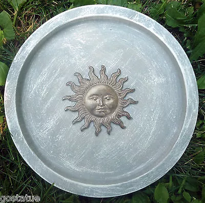 Sun Plastic Mold Birdbath Concrete Mold Plaster Mold Mould  12  X 1.5  • $57.95