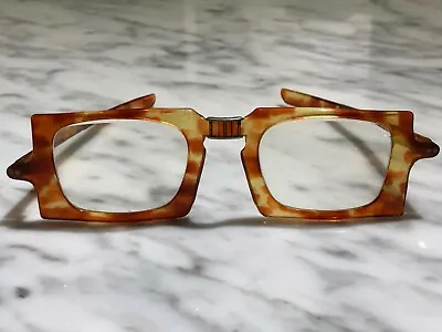 Rare Vintage Pierre Cardin Folding Glasses Square Frame • $399.99