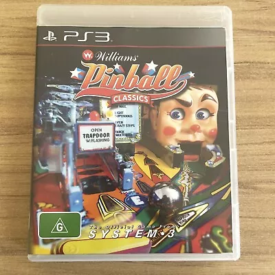 Pinball Classics PS3 Game • $20