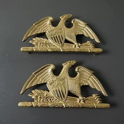 Brass Spread Eagle Trivets Set Of 2 Copyright 1952 Virginia Metalcrafters • $38