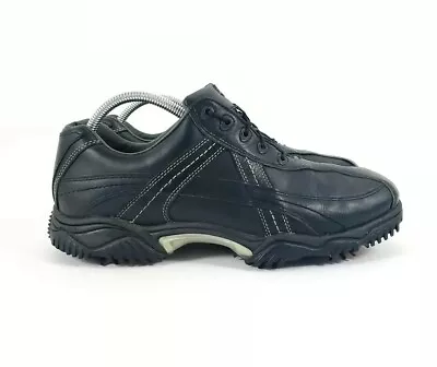 FootJoy FJ Contour Series Golf Shoes Black Leather Style 54065 Size 9 • $34.99