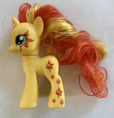 My Little Pony 3”T SUNSET SHIMMER 2010 Brushable Figure FREE SHIPPING • $15.85