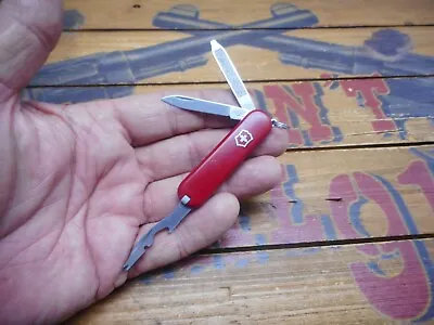 Victorinox Rally Swiss Army Knife Red 58mm Red • $12