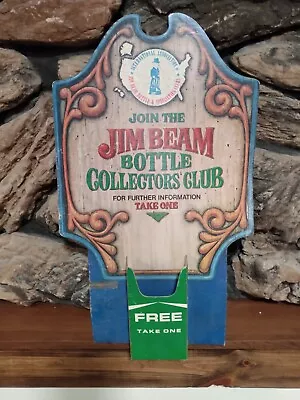 Jim Beam Vintage Join The Jim Beam Bottle Collectors Club Display RARE • $99.99