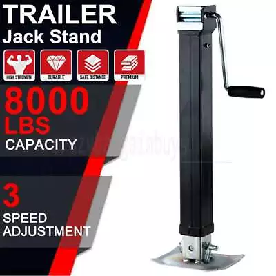 Trailer Canopy Caravan Jack Stand 8000LBS Heavy Duty Stabilizer Leg Jockey Wheel • $83.89