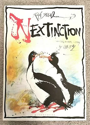 NEXTINCTION By Ralph Steadman & Ceri Levy SIGNED 1st Ed SPLATTERED Brand New  • £105