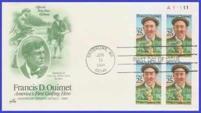 $6.95 • Buy USA5 #2377 U/A ARTCRAFT FDC PB4  Francis Ouimet