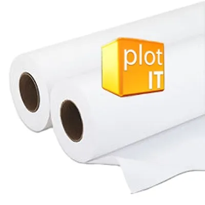 2 Rolls 420mm X 45m 90gm CAD Inkjet Plotter Paper For Designjet Canon Or Epson • £24.95