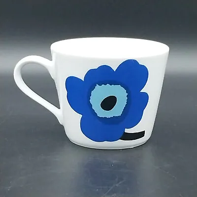 Vintage NOS Marimekko Unikko K.Kuppi Tea Cup Blue Poppy Mug Maija Isola Finland • $60