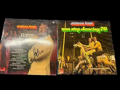 2 X James Last Signed Autographed LP Vinyl Records • £49.99