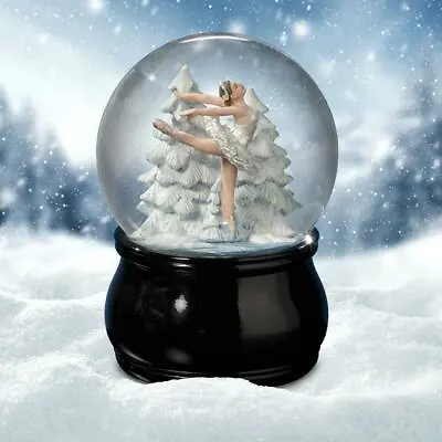 Swan Lake Ballet Water Globe San Francisco Music Box • $47.99