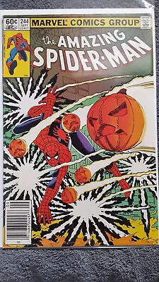 Amazing Spider-Man #244 Bronze Age Marvel Comics Lot FN 6.0 * FREE SHIP * • $2.25